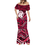 Melbourne Renegades Cricket Mermaid Dress Australian Cricket Mascot - Modern Indigenous Style