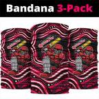 Melbourne Renegades Cricket Neck Gaiter Australian Cricket Mascot - Modern Indigenous Style