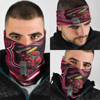 Melbourne Renegades Cricket Neck Gaiter Australian Cricket Mascot - Modern Indigenous Style