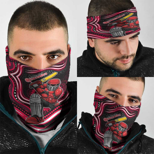 Melbourne Renegades Cricket Neck Gaiter Australian Cricket Mascot - Modern Indigenous Style