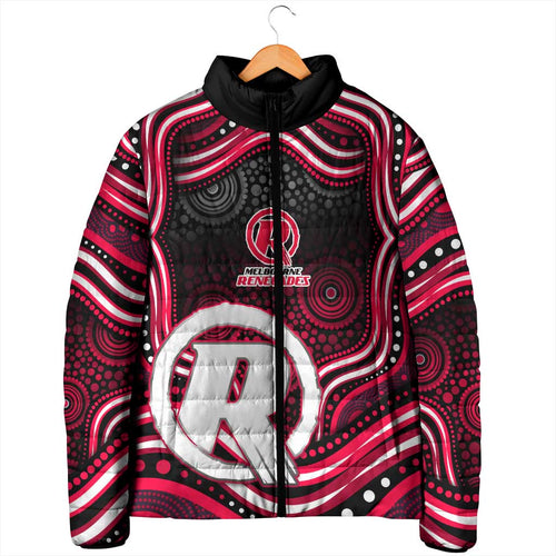 Melbourne Renegades Cricket Padded Jacket Australian Cricket Mascot - Modern Indigenous Style