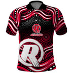 Melbourne Renegades Cricket Polo Shirt Australian Cricket Mascot - Modern Indigenous Style