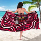 Melbourne Renegades Cricket Sarong Australian Cricket Mascot - Modern Indigenous Style