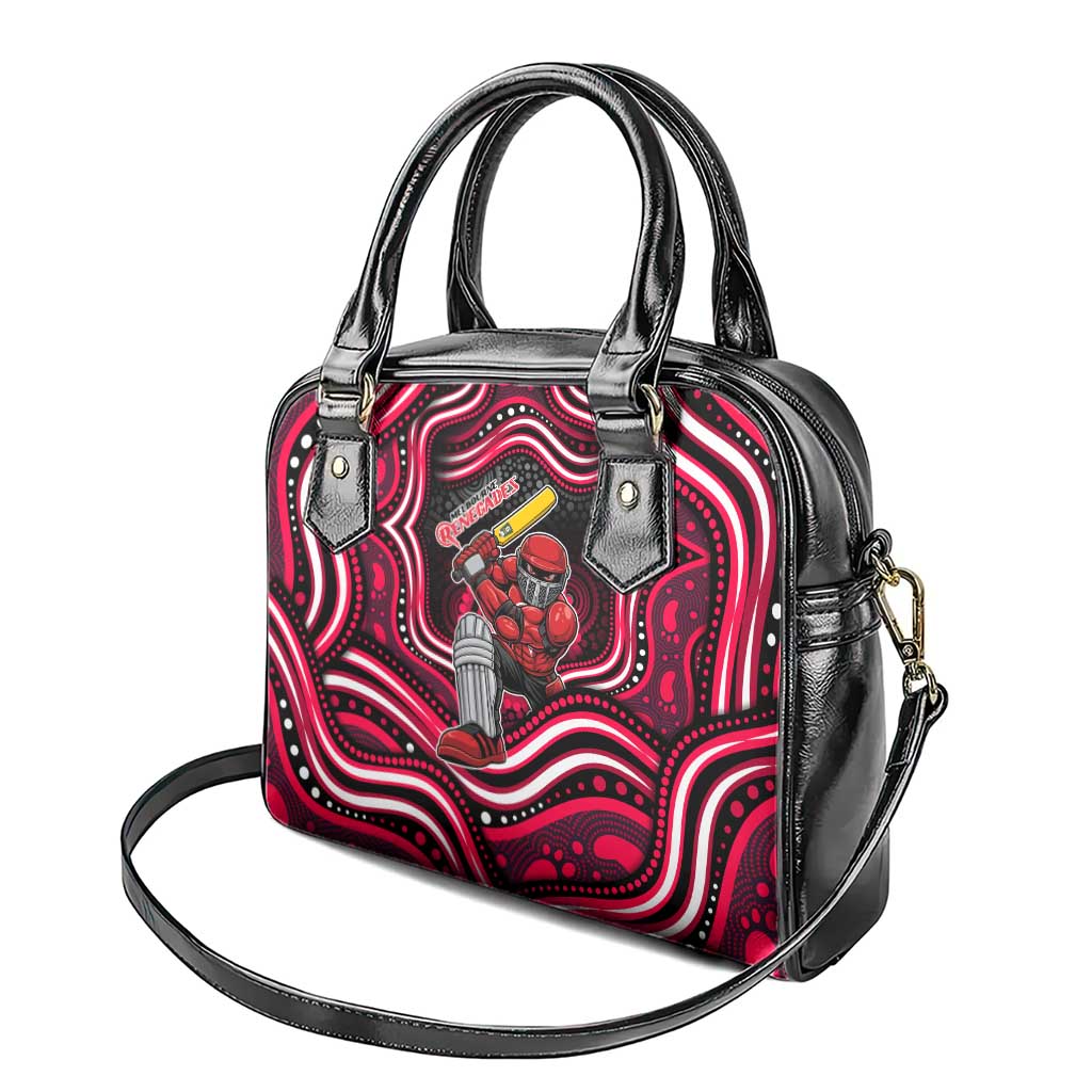 Melbourne Renegades Cricket Shoulder Handbag Australian Cricket Mascot - Modern Indigenous Style