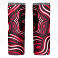 Melbourne Renegades Cricket Skinny Tumbler Australian Cricket Mascot - Modern Indigenous Style