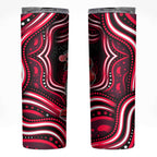 Melbourne Renegades Cricket Skinny Tumbler Australian Cricket Mascot - Modern Indigenous Style