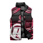 Melbourne Renegades Cricket Sleeveless Puffer Jacket Australian Cricket Mascot - Modern Indigenous Style