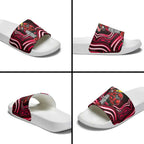 Melbourne Renegades Cricket Slide Sandals Australian Cricket Mascot - Modern Indigenous Style