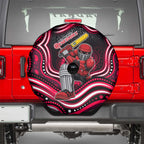 Melbourne Renegades Cricket Spare Tire Cover Australian Cricket Mascot - Modern Indigenous Style