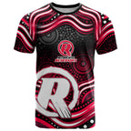 Melbourne Renegades Cricket T Shirt Australian Cricket Mascot - Modern Indigenous Style