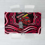 Melbourne Renegades Cricket Tablecloth Australian Cricket Mascot - Modern Indigenous Style