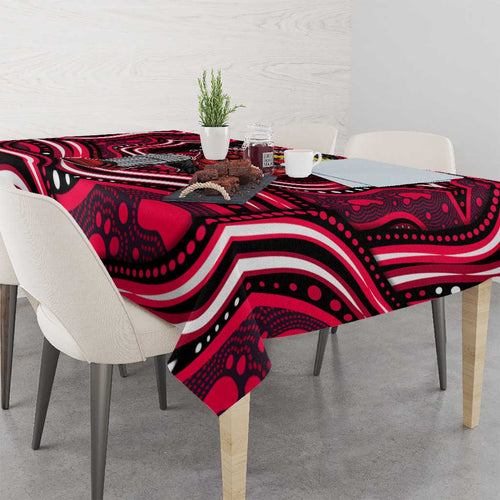 Melbourne Renegades Cricket Tablecloth Australian Cricket Mascot - Modern Indigenous Style