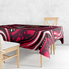 Melbourne Renegades Cricket Tablecloth Australian Cricket Mascot - Modern Indigenous Style