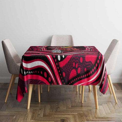 Melbourne Renegades Cricket Tablecloth Australian Cricket Mascot - Modern Indigenous Style