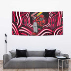 Melbourne Renegades Cricket Tapestry Australian Cricket Mascot - Modern Indigenous Style