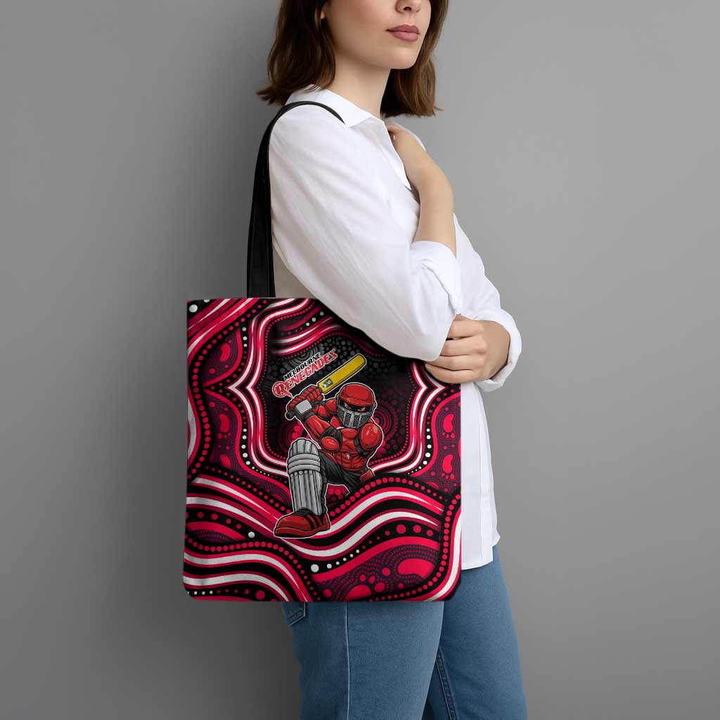 Melbourne Renegades Cricket Tote Bag Australian Cricket Mascot - Modern Indigenous Style