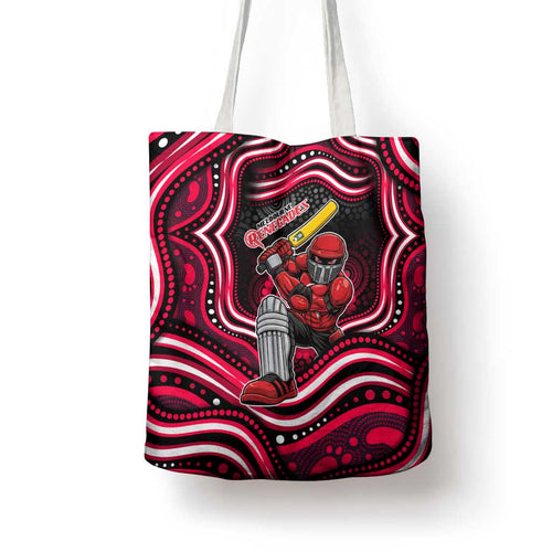 Melbourne Renegades Cricket Tote Bag Australian Cricket Mascot - Modern Indigenous Style