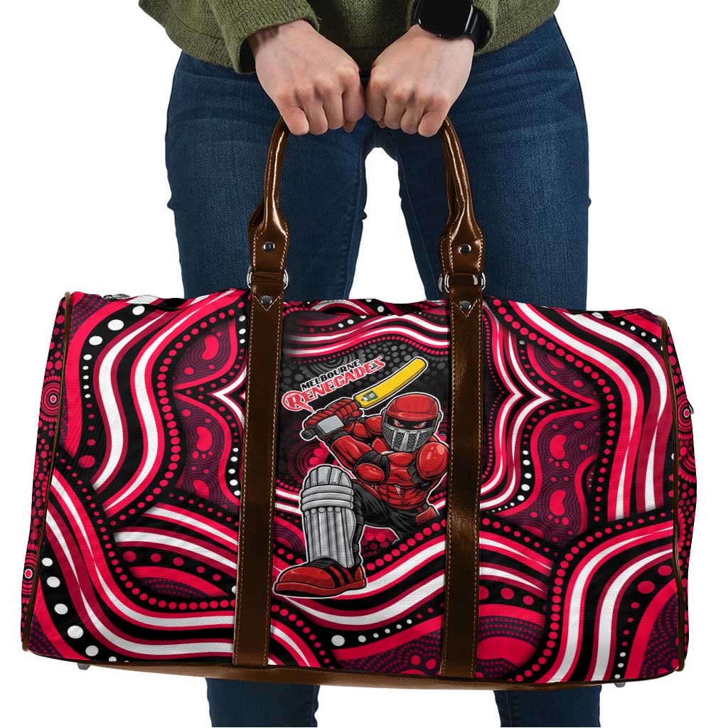 Melbourne Renegades Cricket Travel Bag Australian Cricket Mascot - Modern Indigenous Style