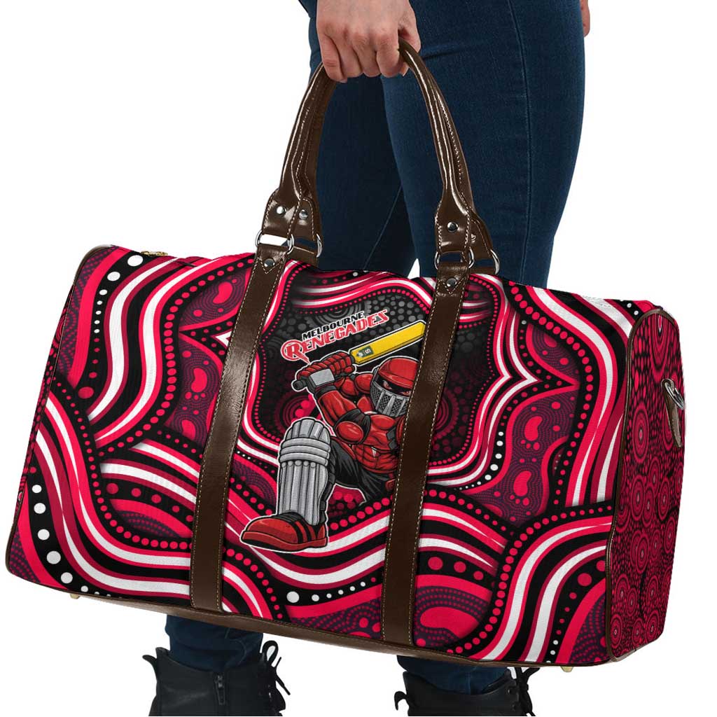 Melbourne Renegades Cricket Travel Bag Australian Cricket Mascot - Modern Indigenous Style