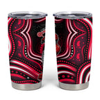 Melbourne Renegades Cricket Tumbler Cup Australian Cricket Mascot - Modern Indigenous Style