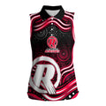 Melbourne Renegades Cricket Women Sleeveless Polo Shirt Australian Cricket Mascot - Modern Indigenous Style