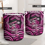 Sydney Sixers Cricket Laundry Basket Australian Cricket Mascot - Modern Indigenous Style