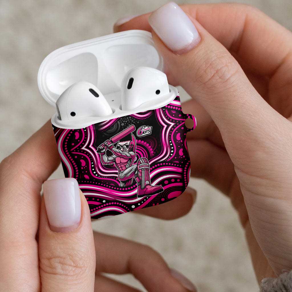 Sydney Sixers Cricket AirPods Case Australian Cricket Mascot - Modern Indigenous Style