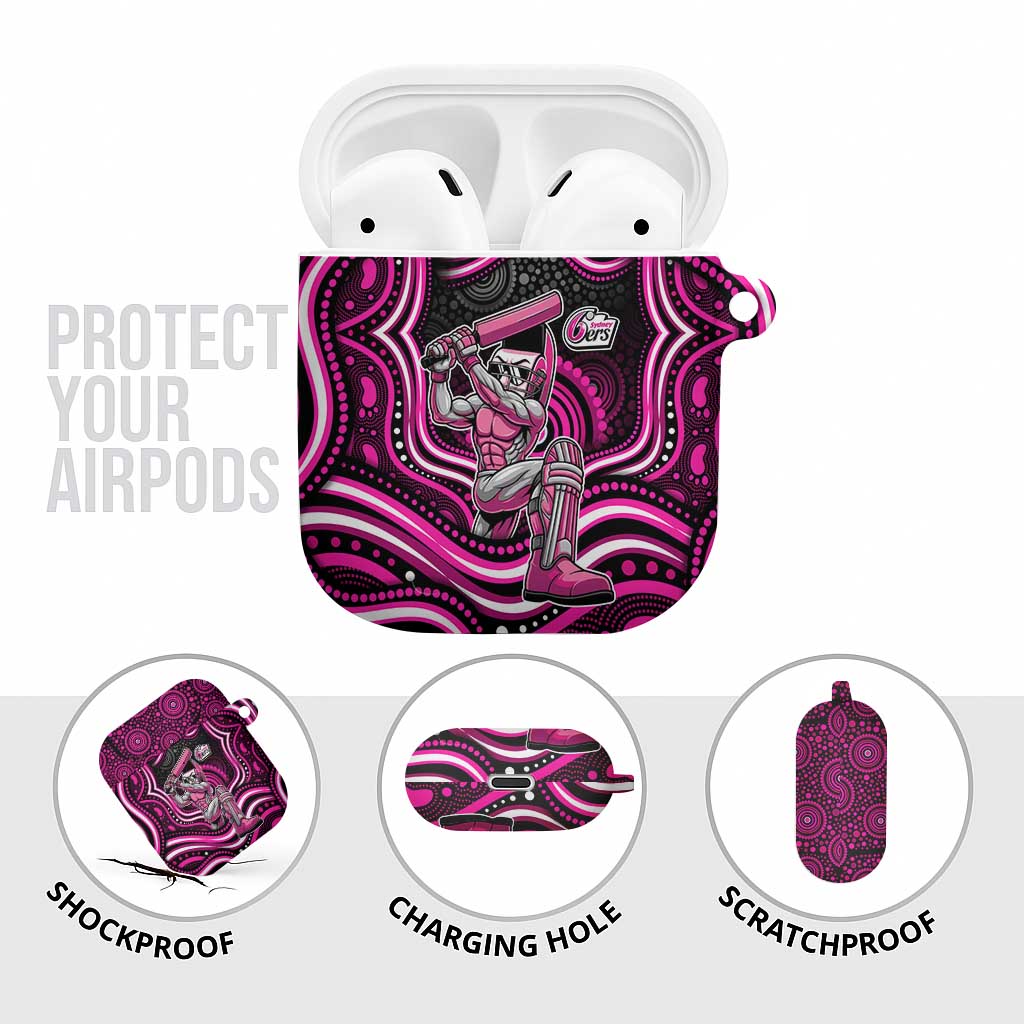 Sydney Sixers Cricket AirPods Case Australian Cricket Mascot - Modern Indigenous Style