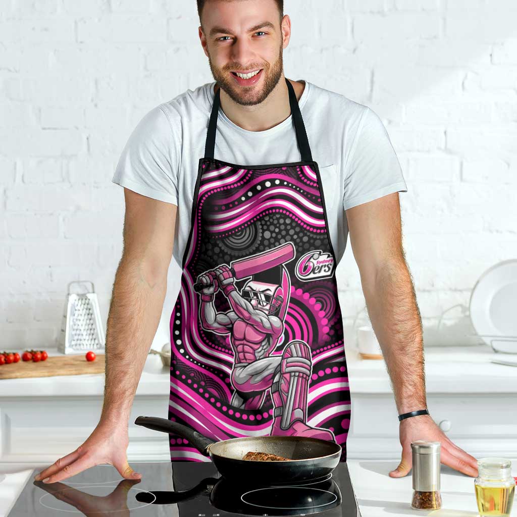 Sydney Sixers Cricket Apron Australian Cricket Mascot - Modern Indigenous Style
