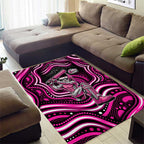 Sydney Sixers Cricket Area Rug Australian Cricket Mascot - Modern Indigenous Style