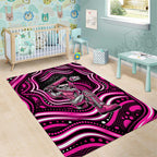Sydney Sixers Cricket Area Rug Australian Cricket Mascot - Modern Indigenous Style