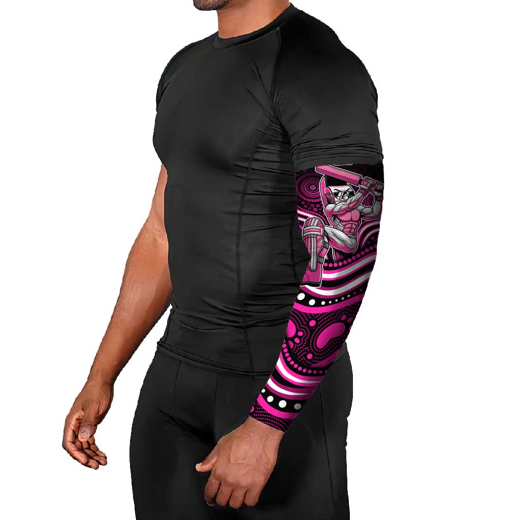 Sydney Sixers Cricket Arm Sleeves Australian Cricket Mascot - Modern Indigenous Style