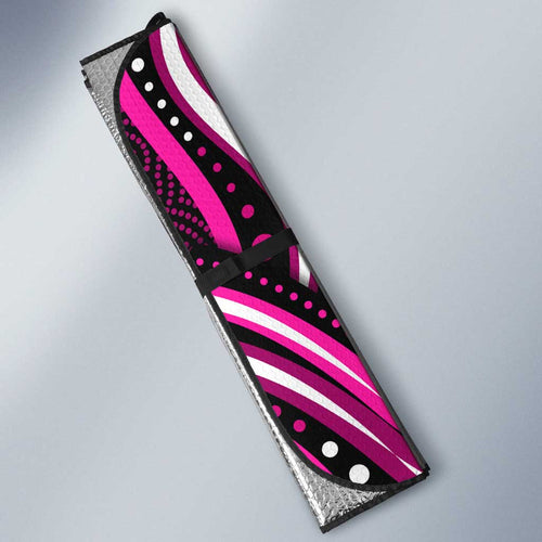 Sydney Sixers Cricket Auto Sun Shade Australian Cricket Mascot - Modern Indigenous Style