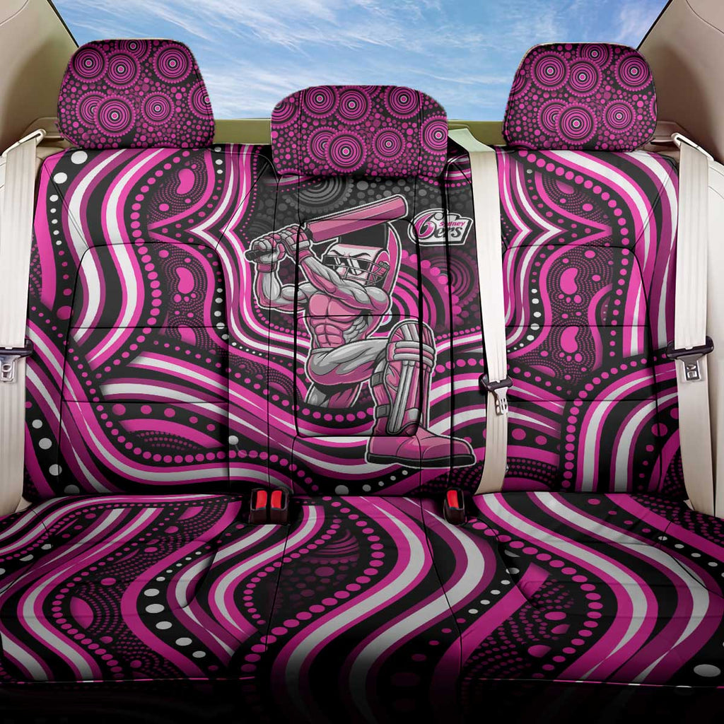 Sydney Sixers Cricket Back Car Seat Cover Australian Cricket Mascot - Modern Indigenous Style
