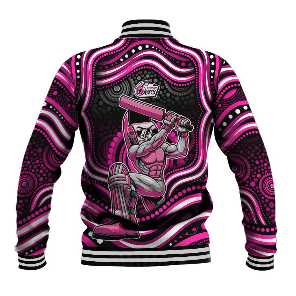 Sydney Sixers Cricket Baseball Jacket Australian Cricket Mascot - Modern Indigenous Style