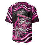 Sydney Sixers Cricket Baseball Jersey Australian Cricket Mascot - Modern Indigenous Style