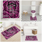 Sydney Sixers Cricket Bathroom Set Australian Cricket Mascot - Modern Indigenous Style