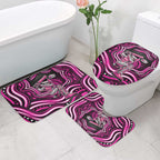 Sydney Sixers Cricket Bathroom Set Australian Cricket Mascot - Modern Indigenous Style