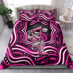 Sydney Sixers Cricket Bedding Set Australian Cricket Mascot - Modern Indigenous Style