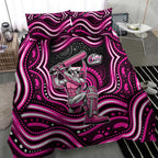 Sydney Sixers Cricket Bedding Set Australian Cricket Mascot - Modern Indigenous Style