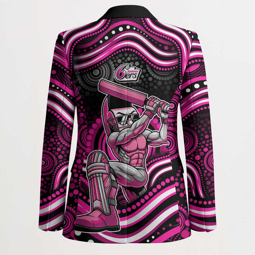 Sydney Sixers Cricket Blazer Australian Cricket Mascot - Modern Indigenous Style