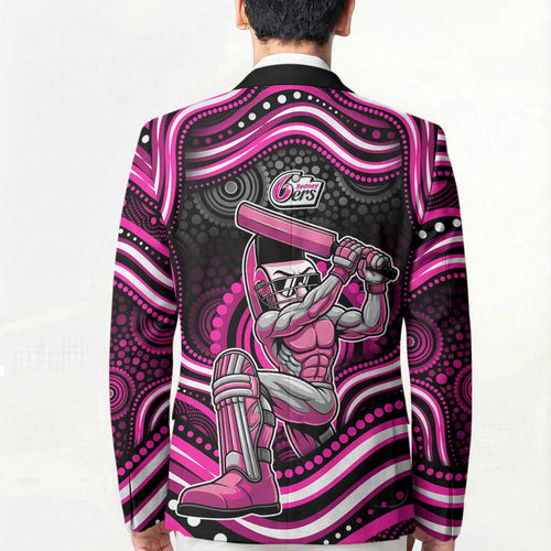 Sydney Sixers Cricket Blazer Australian Cricket Mascot - Modern Indigenous Style