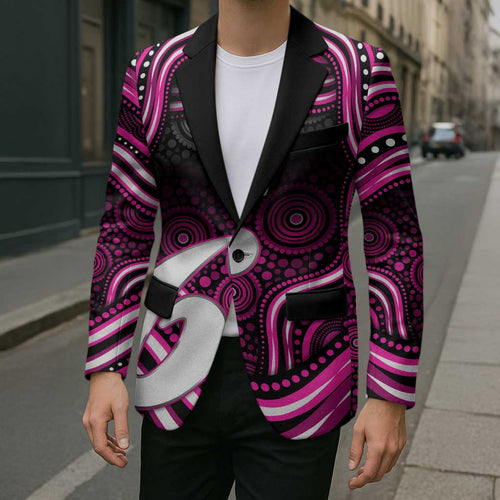 Sydney Sixers Cricket Blazer Australian Cricket Mascot - Modern Indigenous Style