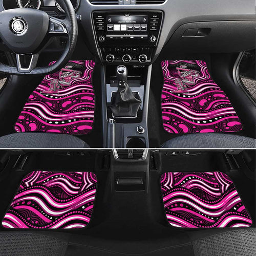 Sydney Sixers Cricket Car Mats Australian Cricket Mascot - Modern Indigenous Style