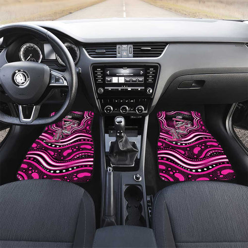 Sydney Sixers Cricket Car Mats Australian Cricket Mascot - Modern Indigenous Style