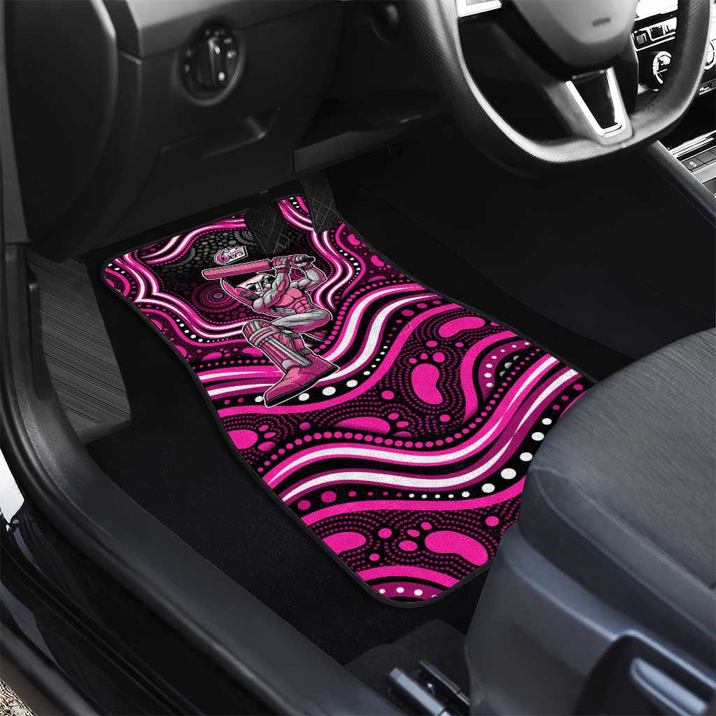 Sydney Sixers Cricket Car Mats Australian Cricket Mascot - Modern Indigenous Style