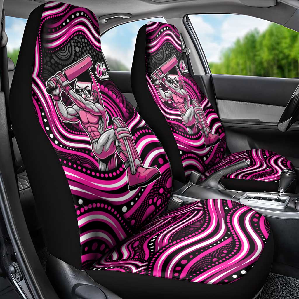 Sydney Sixers Cricket Car Seat Cover Australian Cricket Mascot - Modern Indigenous Style