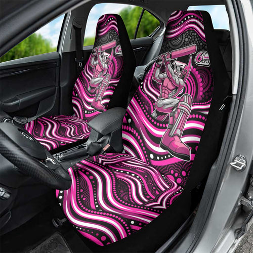 Sydney Sixers Cricket Car Seat Cover Australian Cricket Mascot - Modern Indigenous Style
