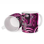 Sydney Sixers Cricket Ceramic Mug Australian Cricket Mascot - Modern Indigenous Style