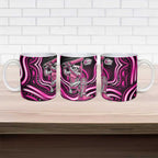 Sydney Sixers Cricket Ceramic Mug Australian Cricket Mascot - Modern Indigenous Style